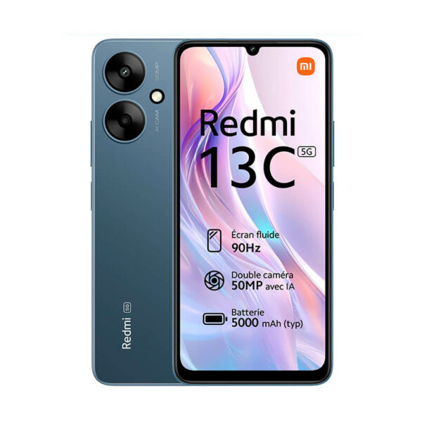 Smartphone Xiaomi Redmi 13C 4GB/ 128GB/ 6.74"/ 5G/ Azul